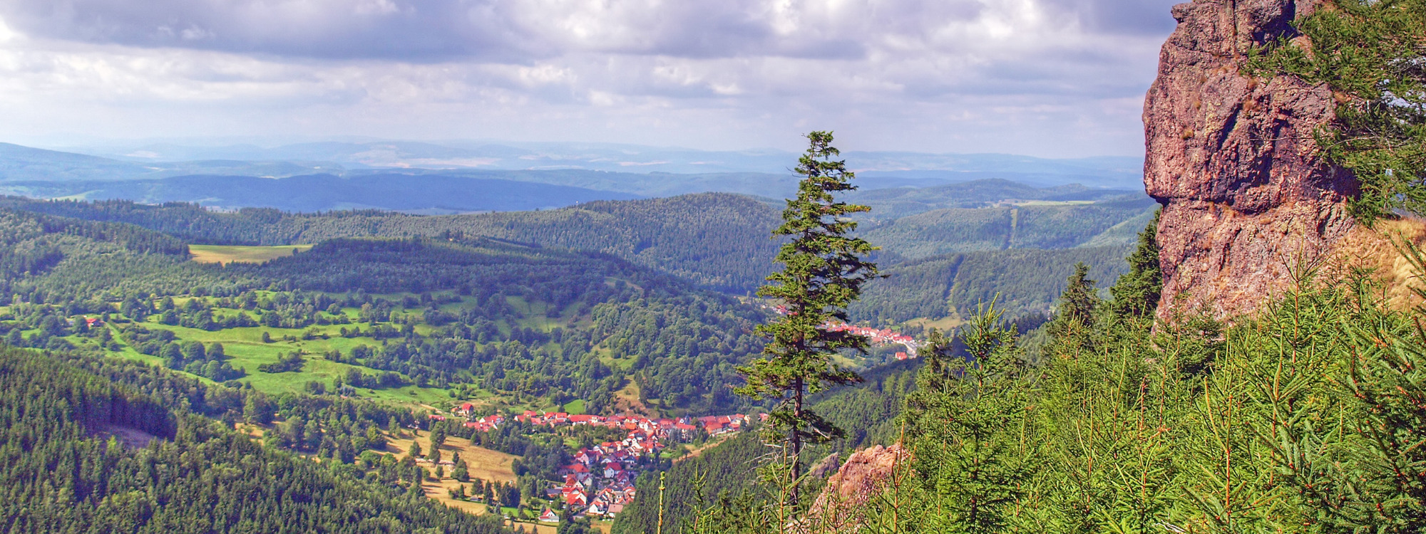 Best Western Hotel Erfurt-Apfelstädt - Ausblick vom Berg