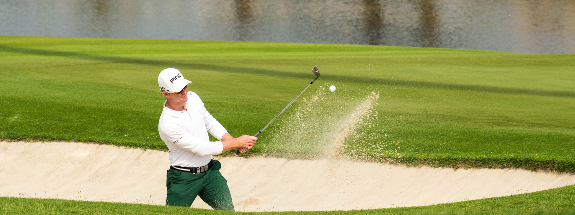 Best Western Hotel Erfurt-Apfelstädt - Golfspieler im Sandbunker Schmuckbild