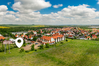 Best Western Hotel Erfurt-Apfelstädt - Hotelbild Sommer aus der Luft