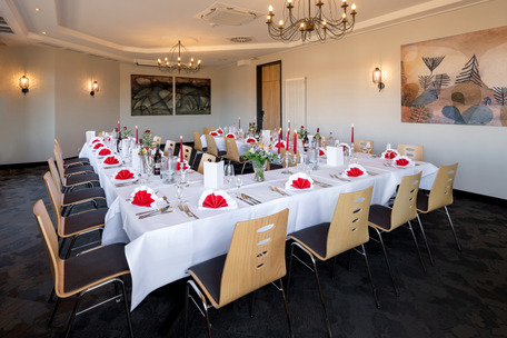 Best Western Hotel Erfurt-Apfelstädt -Tagungsraum geschmückt